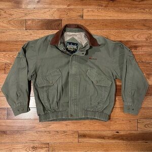 Vintage West Virginia Marfork Coal Massey Energy Bomber Jacket L